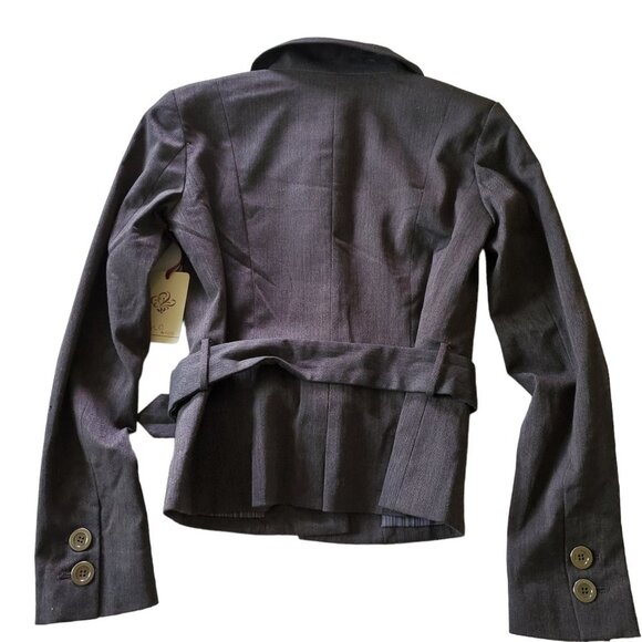 FYLO By Nylon Belted Jacket Viscose Blend - Picture 4 of 16